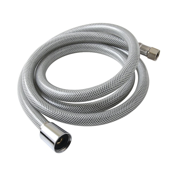 60Inch Kitchen Side Sprayer Hose, GrayPolished Chrome